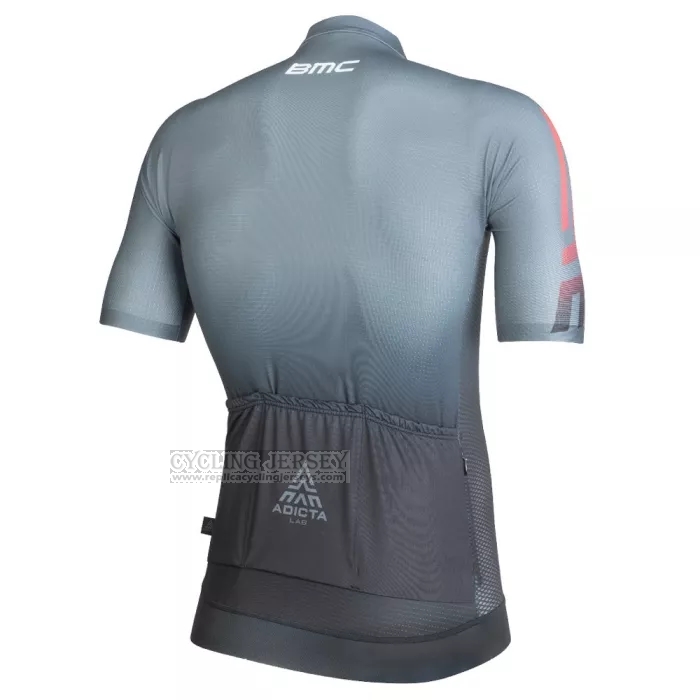 2022 Cycling Jersey BMC Gray Short Sleeve and Bib Short